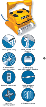 MAYTRONICS COMMERCIAL DOLPHIN WAVE 100 COMBINED BRUSH FOR UP TO 25M POOL - Image 10