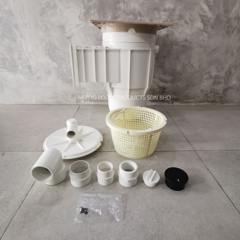 DJ機材 the POOL aoyama STACKING BOX WHITE EMAUX EM0030-RC SPA Skimmer Box (Concrete Pool) - 2.0inch