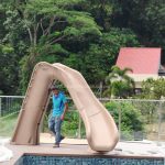 SWIMMING POOL SLIDE